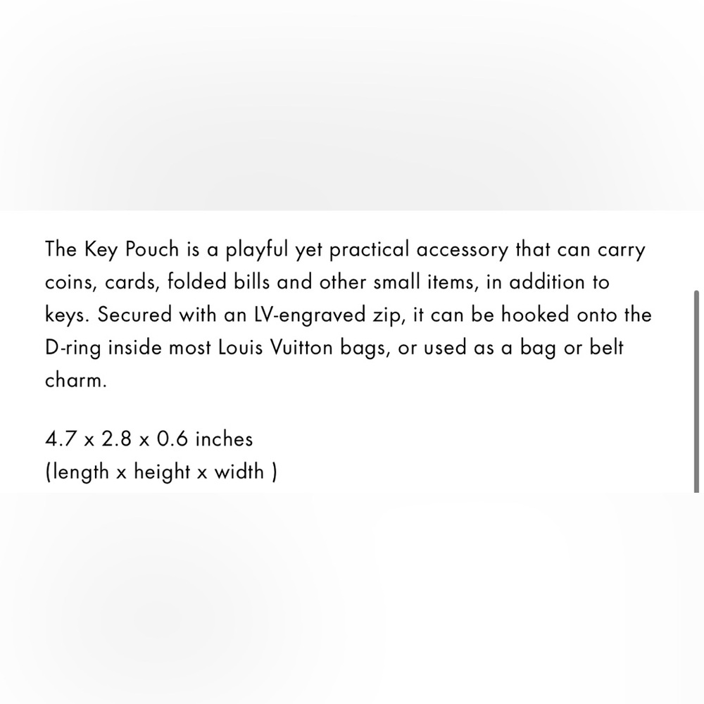 Louis Vuitton Monogram Key Cles - Picture 9 of 9